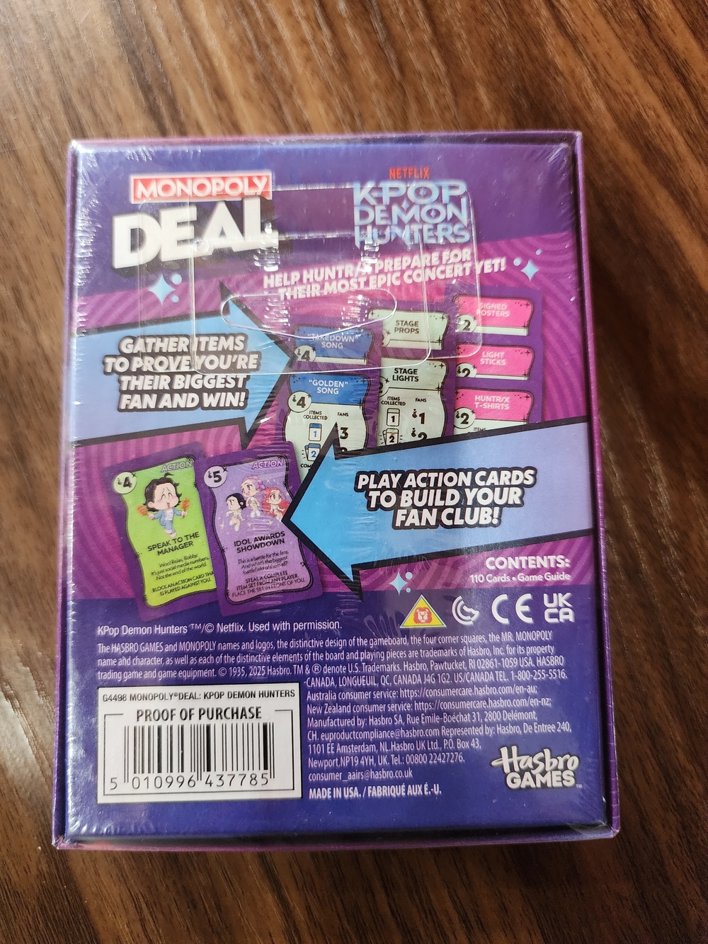 Monopoly Deal Netflix K-Pop Demon Hunters Card Game - Sealed - Picture 2 of 2